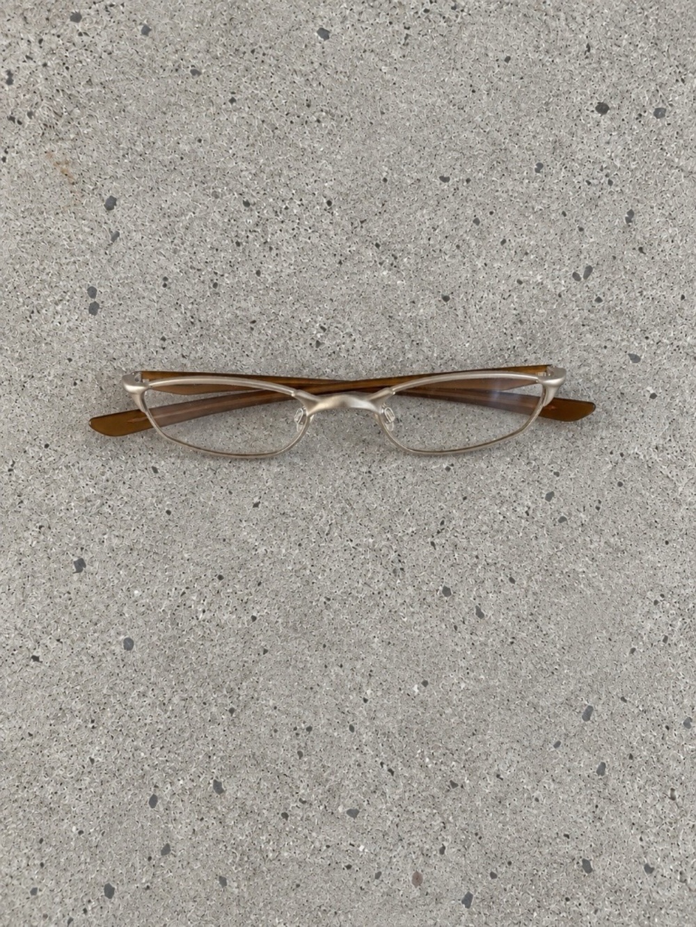 OAKLEY Off Line 2.0 Platinum Brown Rectangular Eyeglasses *FRAME ONLY*